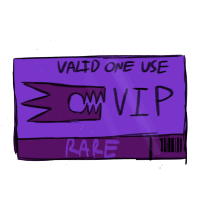 Rare VIP Ticket