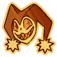 Gilded Jester Sticker