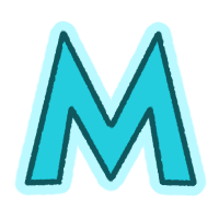 M Sticker