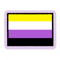 Nonbinary Pride Sticker