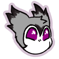 Asexual Mothman Sticker