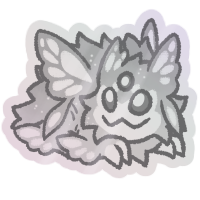 Foil Flutterwing Jumpurr Sticker