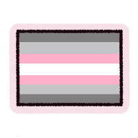 Demigirl Pride Sticker