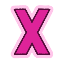 X Sticker