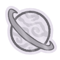 Foil Planet Sticker