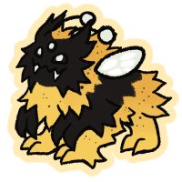 Bumbling Jumpurr Sticker