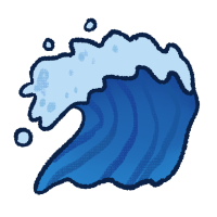 Ocean Wave Sticker