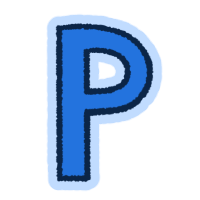 P Sticker