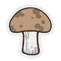 Mushroom Sticker