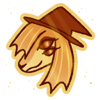 Gilded Rorasu Sticker