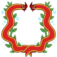 Ribbon Eels Border