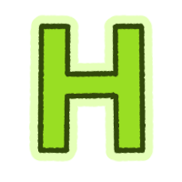 H Sticker