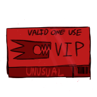 Unusual VIP Ticket