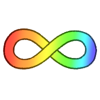 Neurodivergent Infinity Sticker