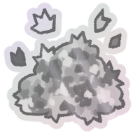 Foil Leaf Pile Sticker